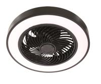 Freelight Plafondventilator Fiato Ø 50 cm zwart - thumbnail