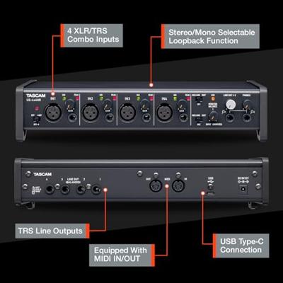 Tascam US-4x4HR USB Audio interface Tascam US-4x4HR USB Audio interface