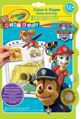 Crayola mini kleuren stickerboek paw patrol