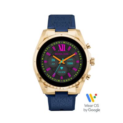 Horlogeband Smartwatch Michael Kors MKT5152 Rubber Blauw 22mm Horlogeband Smartwatch Michael Kors MKT5152 Rubber Blauw 22mm