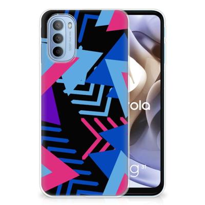 Motorola Moto G31 | G41 | TPU Hoesje | Funky Triangle Motorola Moto G31 | G41 | TPU Hoesje | Funky Triangle