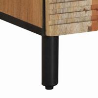 Nachtkastje met lade Bruin 50 x 33 x 60 cm Massief acaciahout - thumbnail