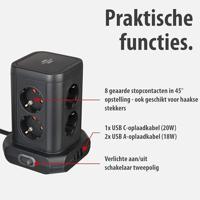 Brennenstuhl 1153560010 Stekkerdoostoren Zwart 1 stuk(s) - thumbnail