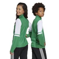 adidas Squadra 25 Trainingstrui 1/4-Zip Kids Groen Wit - thumbnail