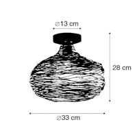 QAZQA Design plafondlamp goud - Sarella - thumbnail