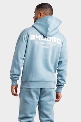 Graphic Logo Hoodie Heren Light Blue