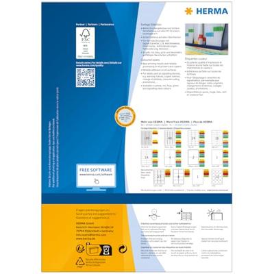 Etiket herma 4397 105x148mm a6 rood 400st | 14 stuks