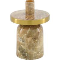 Kaarsenstandaard Marble bruin 10cm - thumbnail