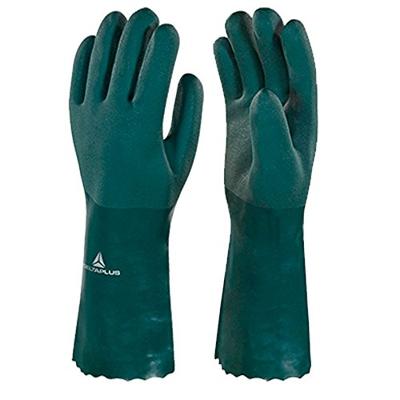 Delta Plus pvc handschoen PVCGRIP35 35cm groen mt 9 Delta Plus pvc handschoen PVCGRIP35 35cm groen mt 9