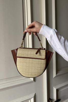 Wandler crossbody Hortensia Mini 000177-1356 beige raffia