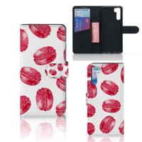 OPPO A91 | Reno3 Book Cover Pink Macarons - thumbnail