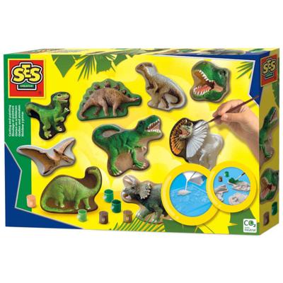 SES gips gieten en schilderen - dinowereld