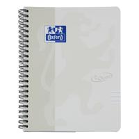 Oxford School Touch spiraalblok, ft A5, 140 bladzijden, gelijnd, grijs - thumbnail