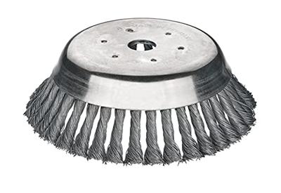 Lessmann Staaldraadborstel | d. 180 mm draaddikte 0,5 mm | staal 14 mm gat 25,4 mm | 8.000 omw/min | 1 stuk - 4762M101 - 4762M101