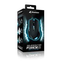 Sharkoon shark force ii gaming muis (wit, 400 - 4200 dpi, meerkleurige leds) - thumbnail