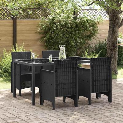 Tuinstoel 4 pcs Antraciet 53 x 49 x 85 cm PP