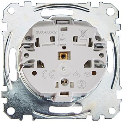 Merten MEG2311-0325 Wandcontactdoos System M Wit 1 stuk(s) Merten MEG2311-0325 Wandcontactdoos System M Wit 1 stuk(s)