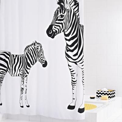 RIDDER douchegordijn zebra 180x200 cm