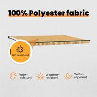 VidaXL Inklapbaar zonnescherm multikleur 500 × 300 cm - thumbnail