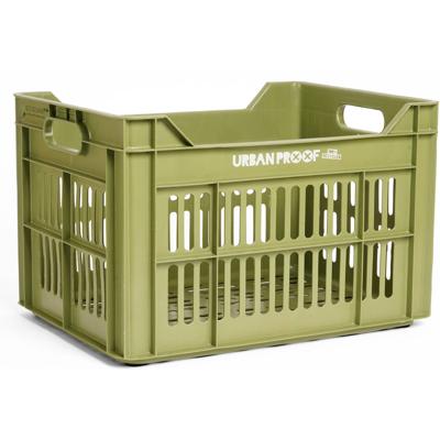 UrbanProof Urban proof fietskrat recycled kunststof 30l olijfgroen 40x30x25 cm