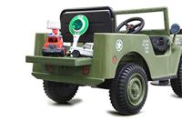 Jamara Ride-on Jeep Willys MB Army groen 12V - thumbnail