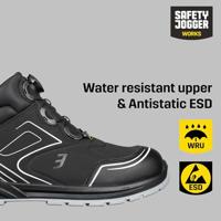 Safety Jogger Cador Mid TLS S3 | Zwart | Maat 43 - 5401033436159 - thumbnail