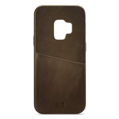 Senza Desire Leather Cover with Card Slot Samsung Galaxy S9 Burned Olive Senza Desire Leather Cover with Card Slot Samsung Galaxy S9 Burned Olive