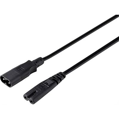 Sygonix SY-5043436 power power power uitbreiding 2.00 m Zwart