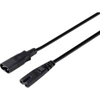 Sygonix SY-5043436 power power power uitbreiding 2.00 m Zwart - thumbnail