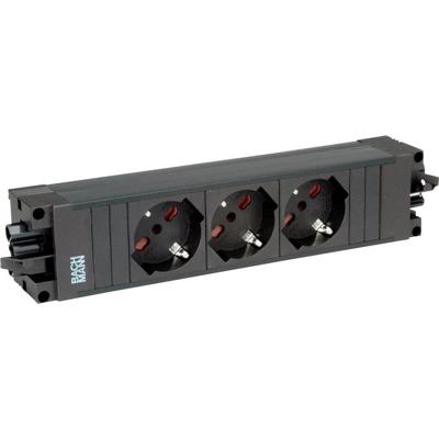 Bachmann 906.329 Stekkerdoosmodule Zwart 1 stuk(s)