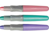 Eberhard Faber EF-579202 Haarkrijt 3 Stuks Roze, Paars, Turquoise - thumbnail