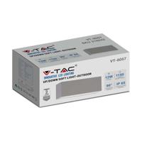 LED-wandlamp Lumi grijs 12W Up-Down warm-wit - thumbnail