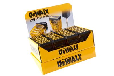DeWalt Accessoires Schroefbitdisplay met 20 x DT7962 (25 stuks T25) - DP43-QZ