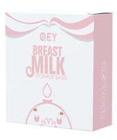 Qey Moedermelk Bewaarzakjes Roze - thumbnail