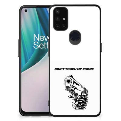 OnePlus Nord N10 5G | Telefoon Hoesje | Gun Don't Touch My Phone OnePlus Nord N10 5G | Telefoon Hoesje | Gun Don't Touch My Phone
