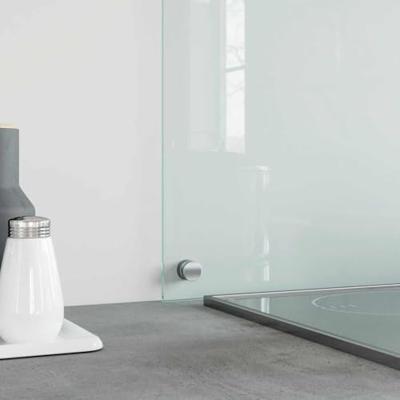 VidaXL Spatscherm keuken 90x60 cm gehard glas transparant