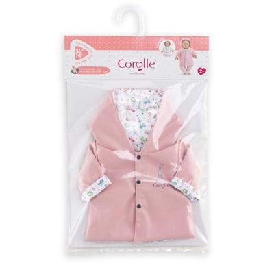 Corolle omkeerbare regenjas voor babypop, 36cm