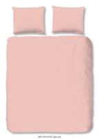 HIP Dekbedovertrek "uni dessin" - Roze - (240x200/220 cm) - Katoen Satijn - thumbnail