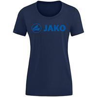 JAKO 6160D T-Shirt Promo Dames - Marine Gemeleerd/Indigo - 38 - thumbnail
