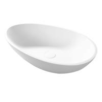 Waskom Cipi L&apos;Uovo Basin 60x35x16 cm Solid Surface Mat Wit Cipi - thumbnail
