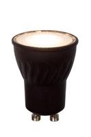 Lucide MR11 - Led lamp - Ø 3,5 cm - LED Dimb. - GU10 (MR11) - 1x3,8W 2700K - Zwart - thumbnail