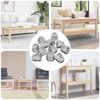 VidaXL Eikelnuts 3913 pcs zilver ijzer - thumbnail