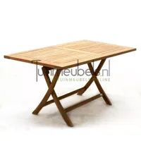 Tuintafel Milton teak - 140x80 cm - thumbnail