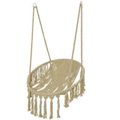 (R) Hangstoel outdoor zandkleurig 130 cm | 2 stuks