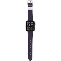 OtterBox Symmetry Cactus Leather horlogeband voor Apple Watch 46mm/45mm/44mm, vervangende duurzame, zachte band voor Apple Watch, Purper - thumbnail