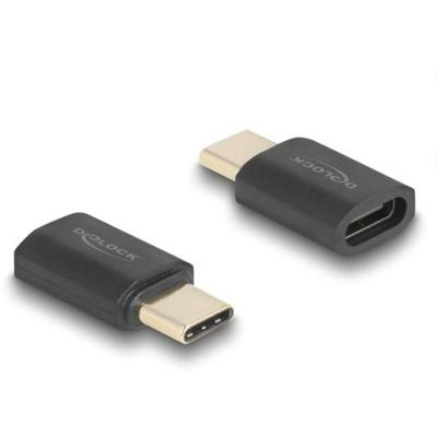 DeLOCK 60237 tussenstuk voor kabels USB Type-C Antraciet