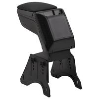 VidaXL Armsteun universeel 13x33x(33-53) cm abs zwart - thumbnail