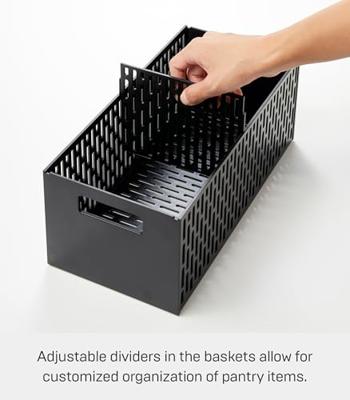 Yamazaki Keukenrek met Manden - 2 niveaus - Tower - Zwart