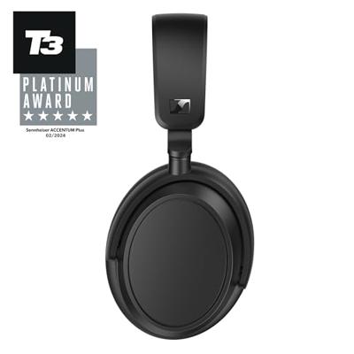 Sennheiser ACCENTUM Plus Wireless Over Ear koptelefoon Draadloos, Bluetooth Zwart Noise Cancelling HiFi Sennheiser ACCENTUM Plus Wireless Over Ear koptelefoon Draadloos, Bluetooth Zwart Noise Cancelling HiFi