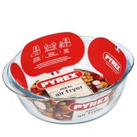 Airfryerschaal - PYREX - 1450144 - Rond - Borosilicaatglas - 26 cm - thumbnail